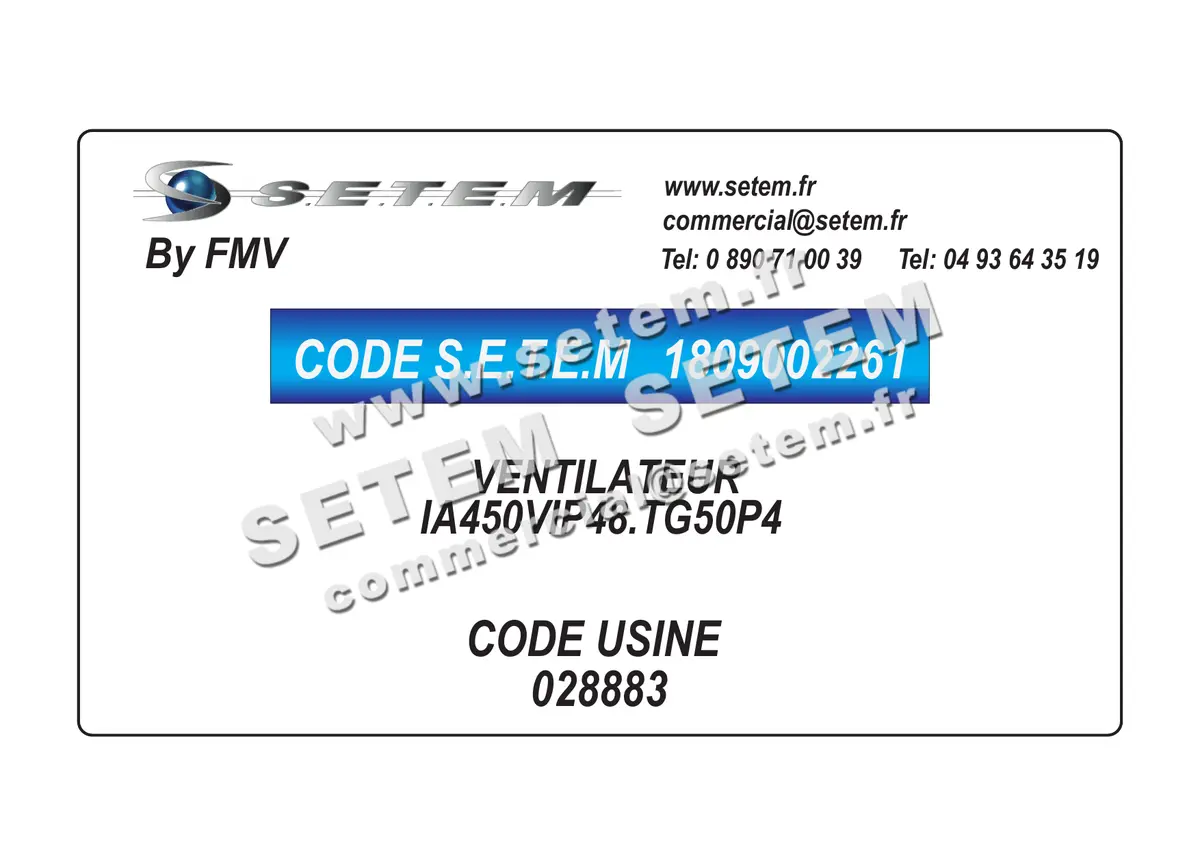 1809002261-VENTILATEUR FMV IA450VIP48.TG50P4 *28883*