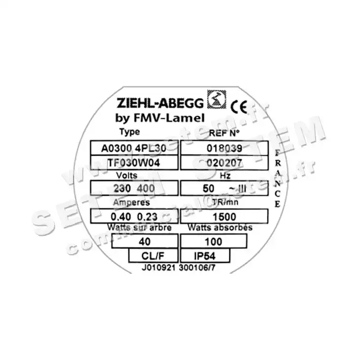 1809002708-VENTILATEUR FMV A300.4PL30.TF30W4 *18039* 3