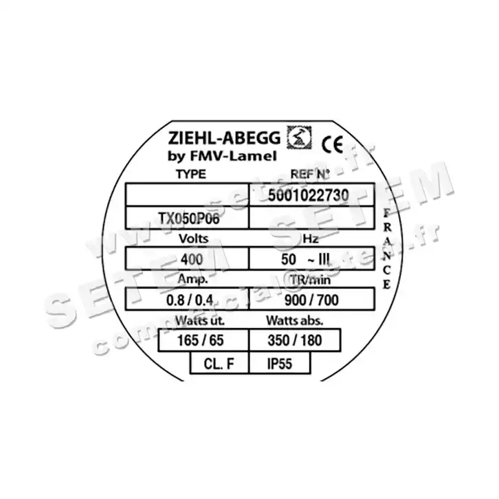 1809002730-MOTEUR FMV TX050P06 *5001022730* 2