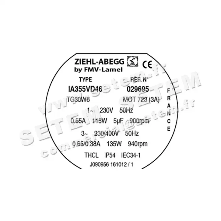 1809003999-VENTILATEUR FMV IA355VD46.TG30W6 *29695* 2