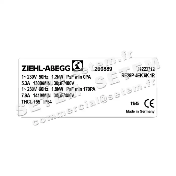 1809005445-VENTILATEUR FMV RE28P.4EK.6K.1R *200889* 2