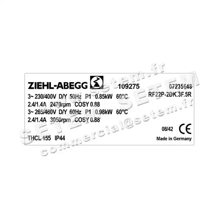 1809005448-VENTILATEUR FMV RF22P.2DK.3F.5R *109275* 2