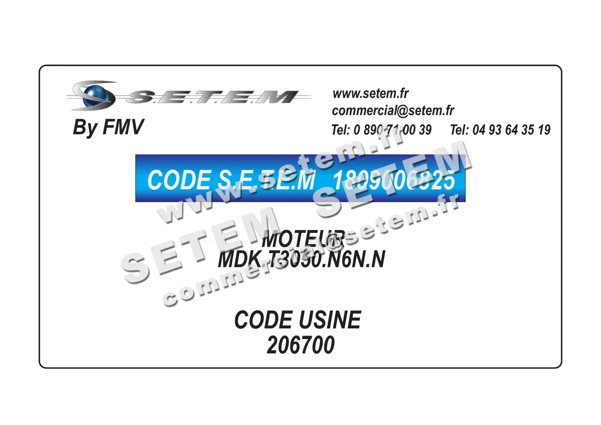 1809006825-MOTEUR FMV MDK.T3050.N6N.N *206700*
