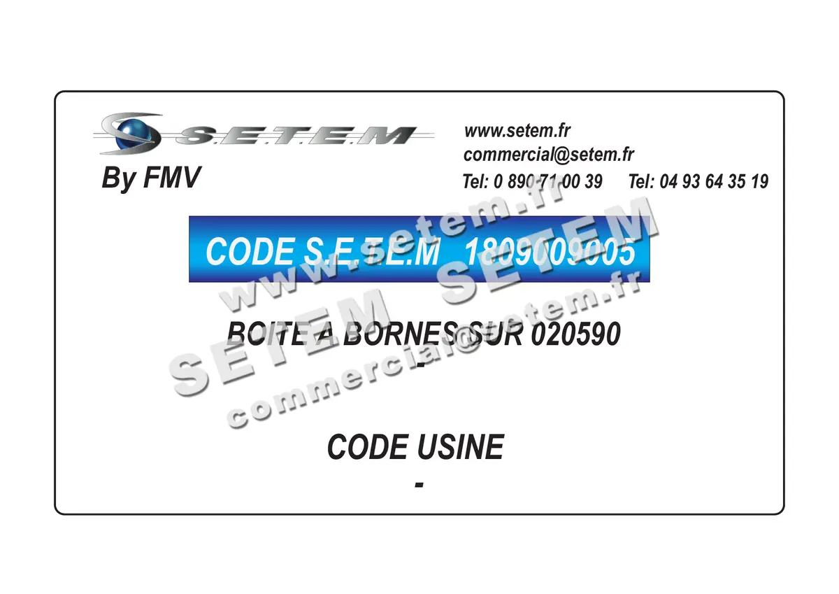 1809009005-BOITE A BORNES SUR 020590 FMV