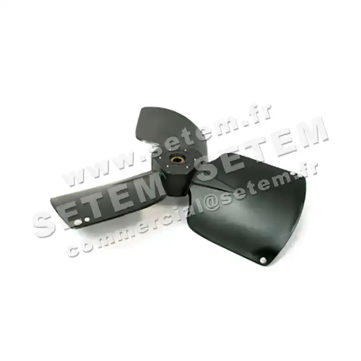 1809009009-HELICE 3 PALES PLASTIQUE D710MM 25° A24 SUR VENTILATEUR FMV KMGV3/710.25