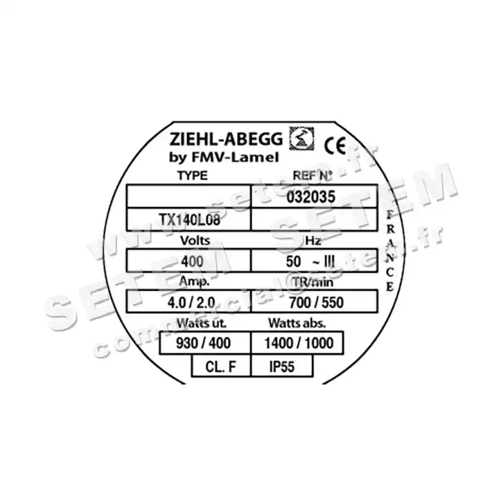 1809009250-MOTEUR FMV TX140L08 *32035* 2