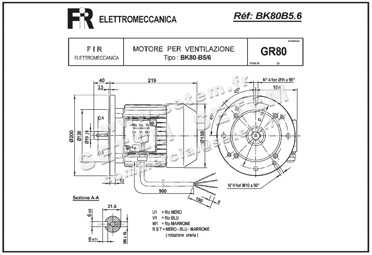 1828000066-MOTEUR FIR BK80.B5/6 "3051011" 2
