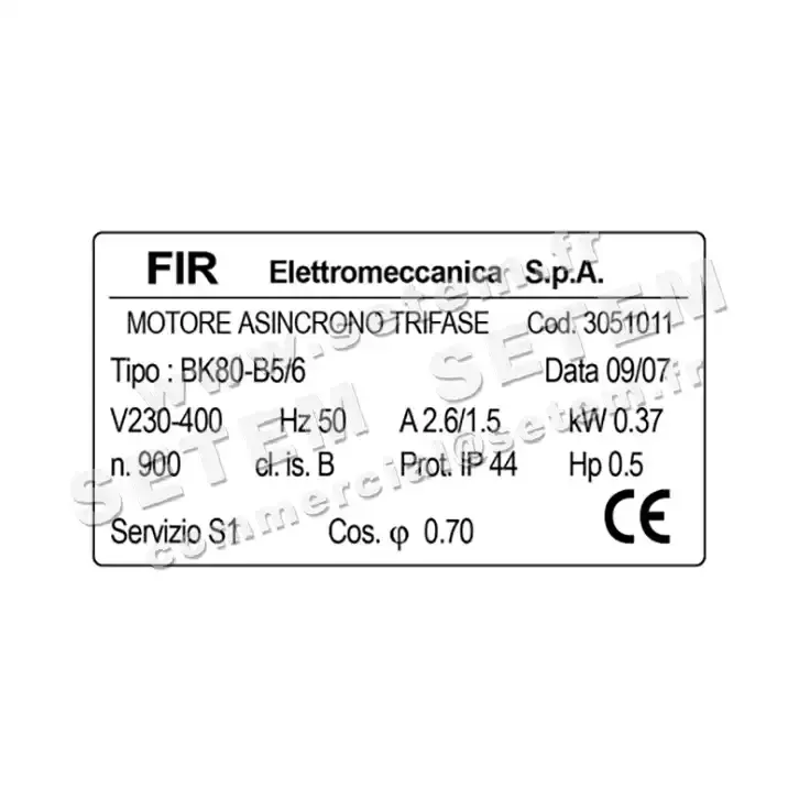 1828000066-MOTEUR FIR BK80.B5/6 "3051011" 3