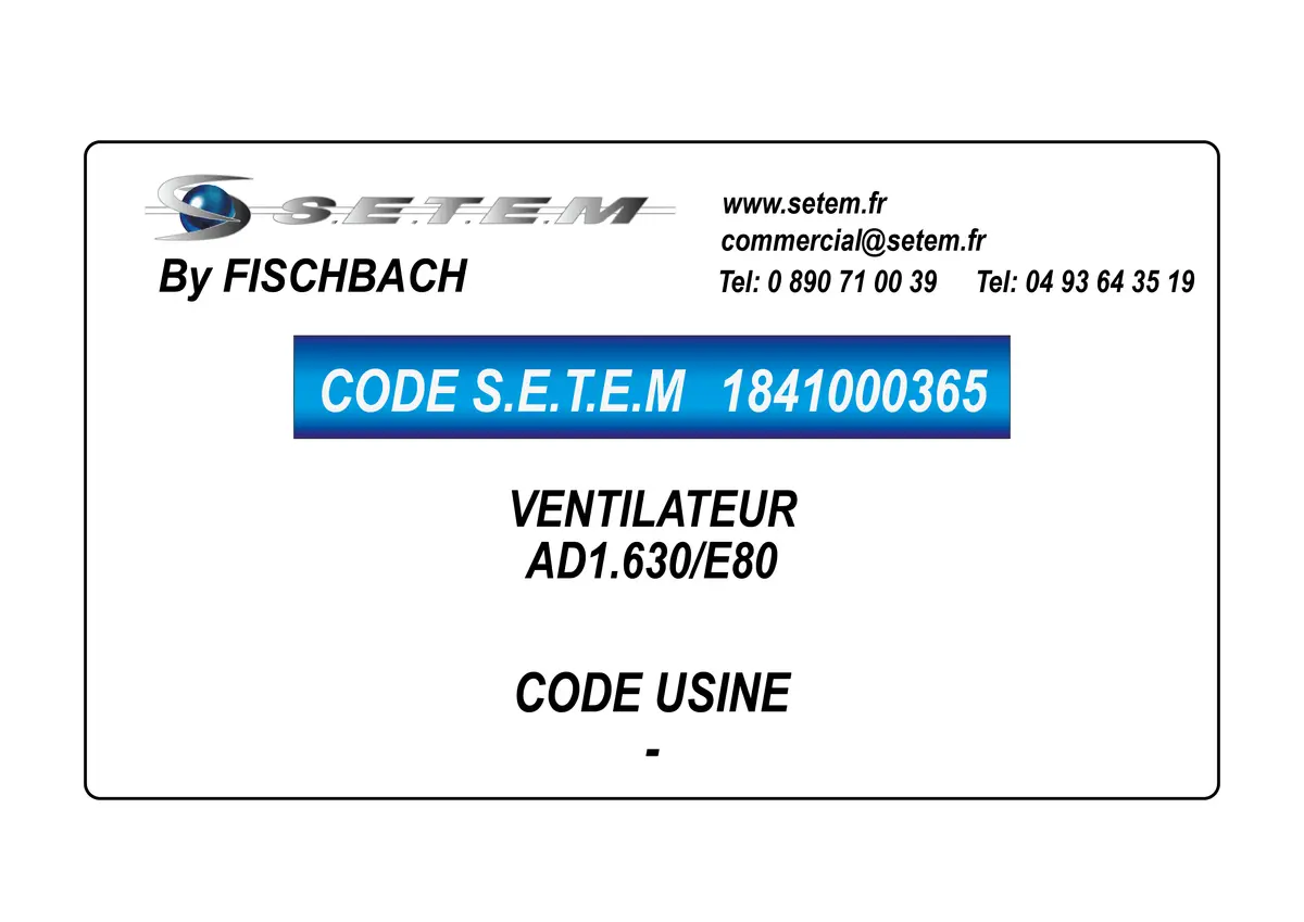 1841000365-VENTILATEUR FISCHBACH AD1.630/E80