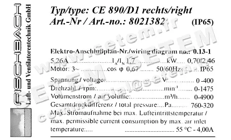 1841001707-VENTILATEUR FISCHBACH CE890/D1RD *18021382* 3