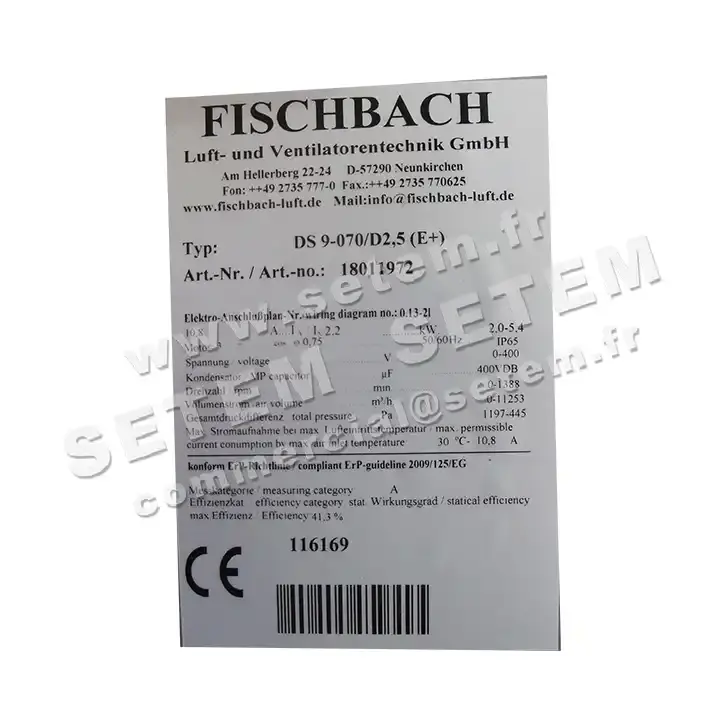 1841006405-VENTILATEUR FISCHBACH DS9.070/D2.5 *18011972*