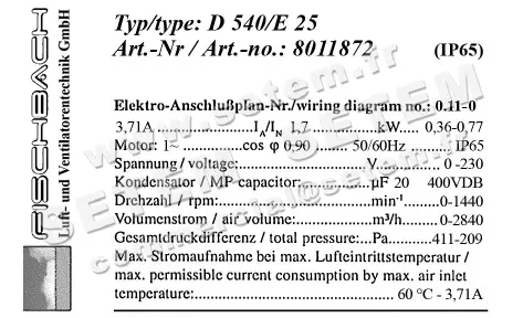 1841006475-VENTILATEUR FISCHBACH D540/E25 *18011872* 4