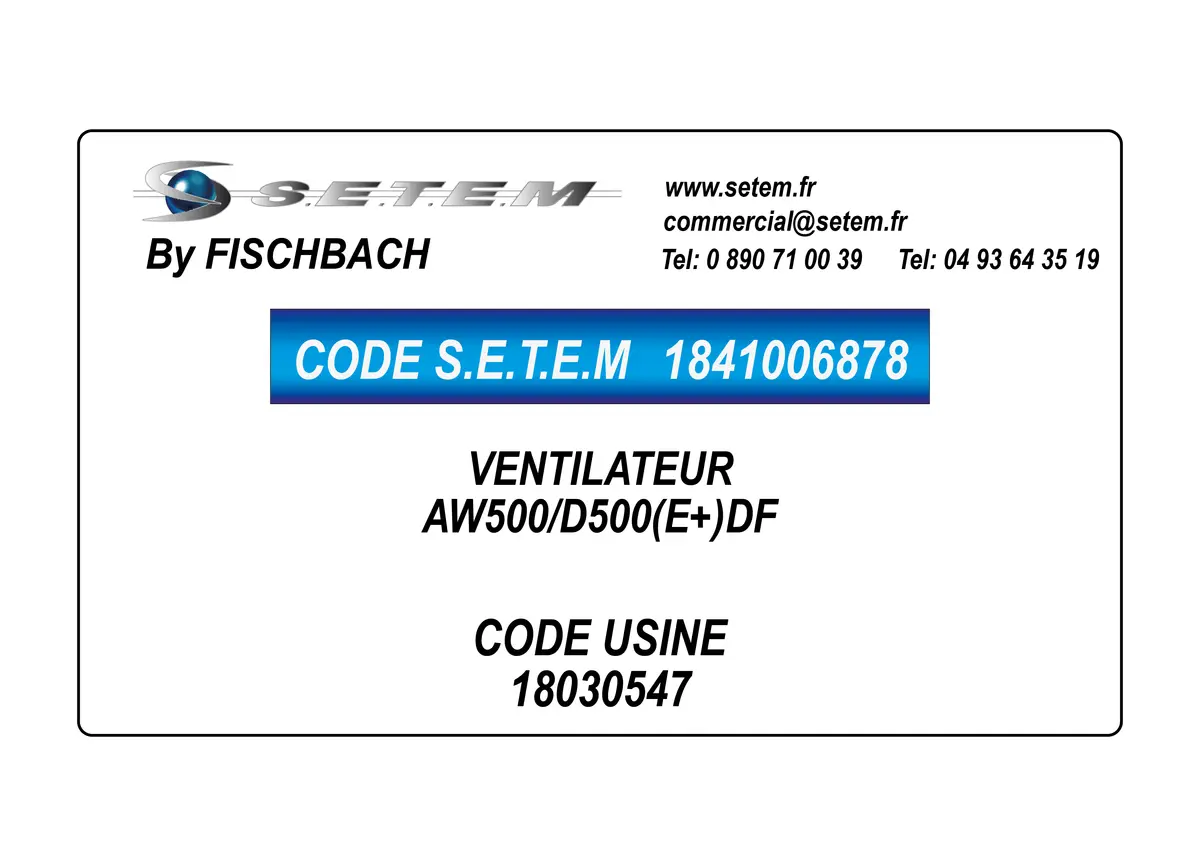 1841006878-VENTILATEUR FISCHBACH AW500/D500DF *18030547*
