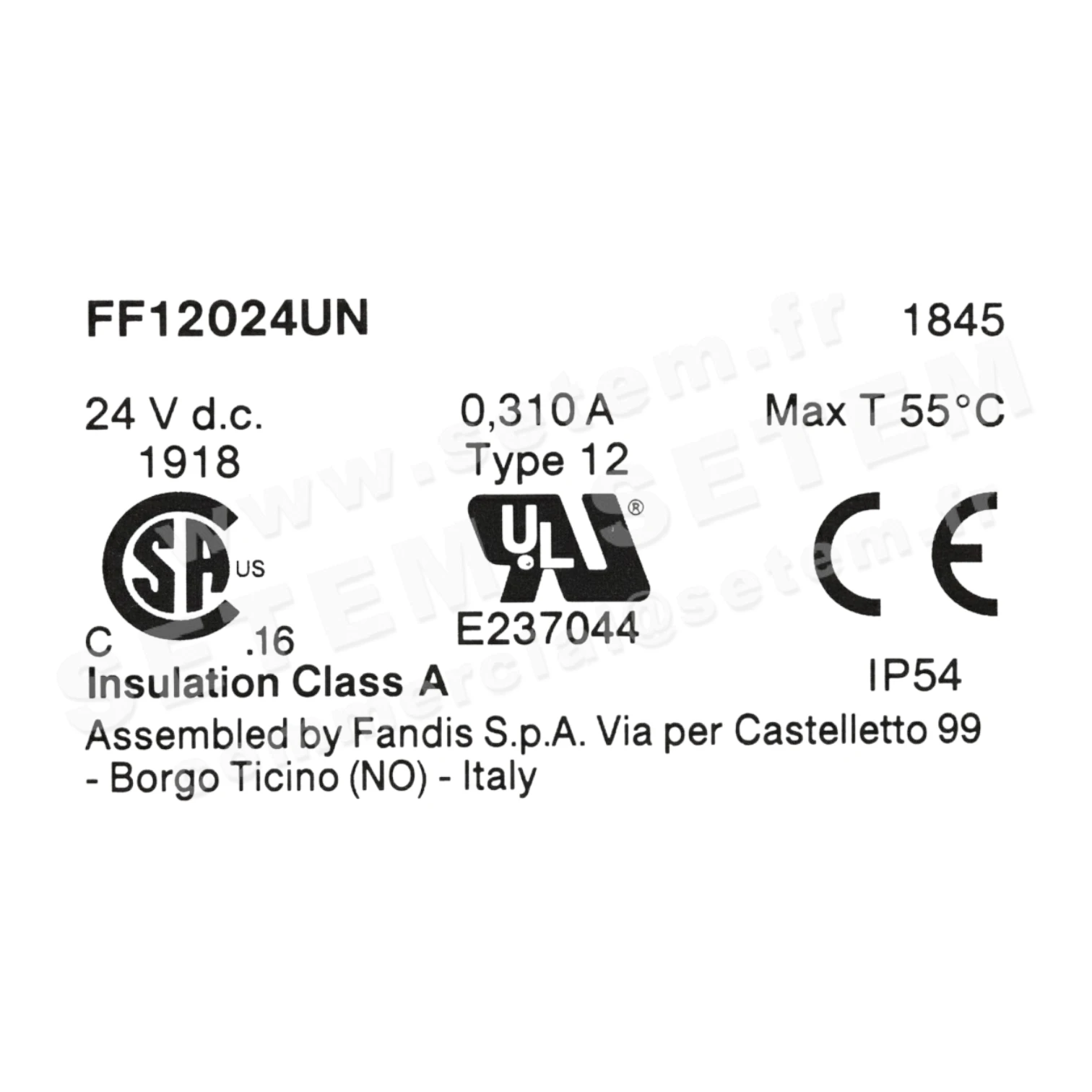 1843500040-VENTILATEUR FANDIS FF12D24UN