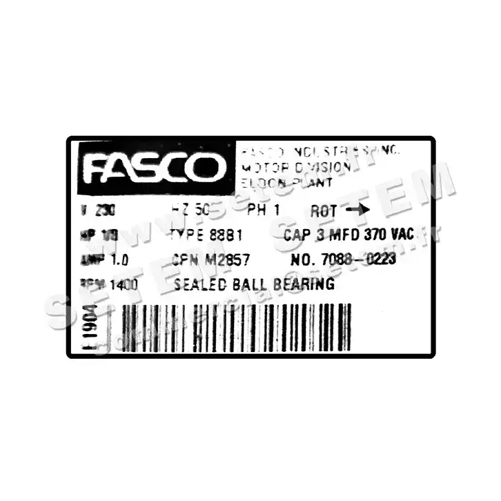 1849000016-MOTEUR FASCO 7088.0223 2