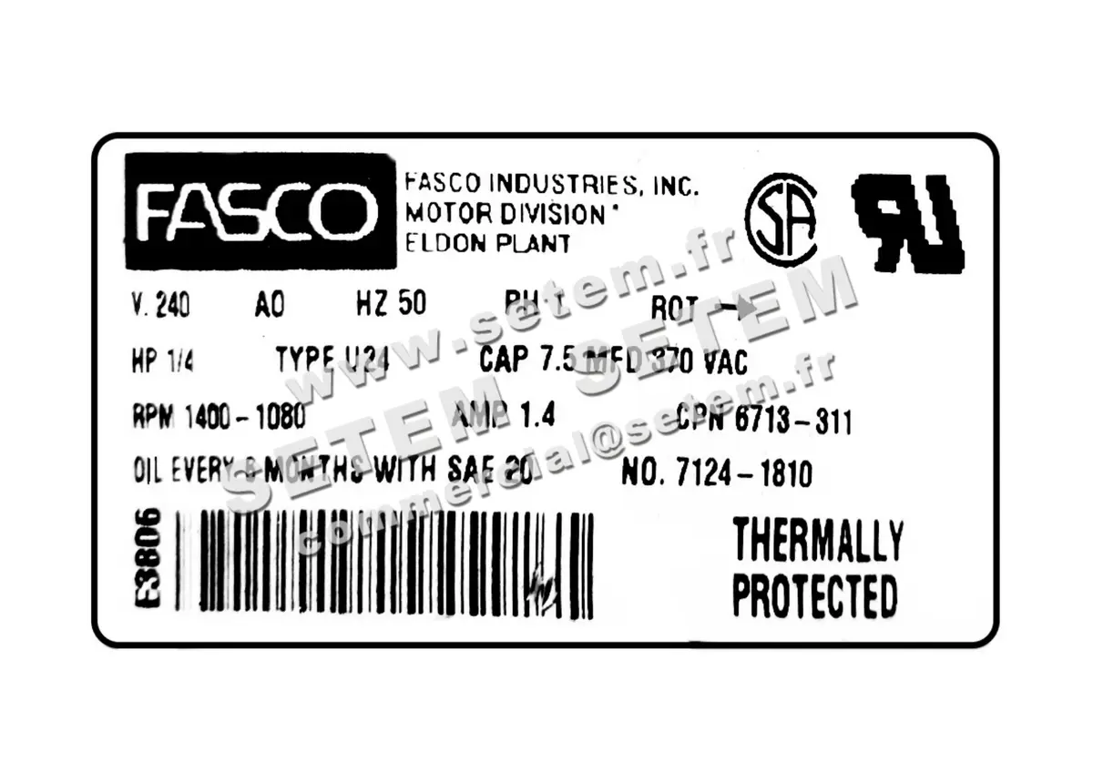 1849000054-MOTEUR FASCO 7124-1810