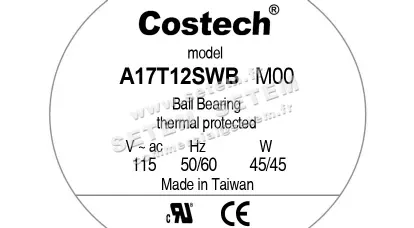 1871000015-VENTILATEUR COSTECH A17T12SWBM00 3