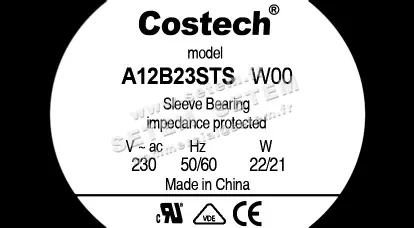 1871000036-VENTILATEUR COSTECH A12B23STSW00 3