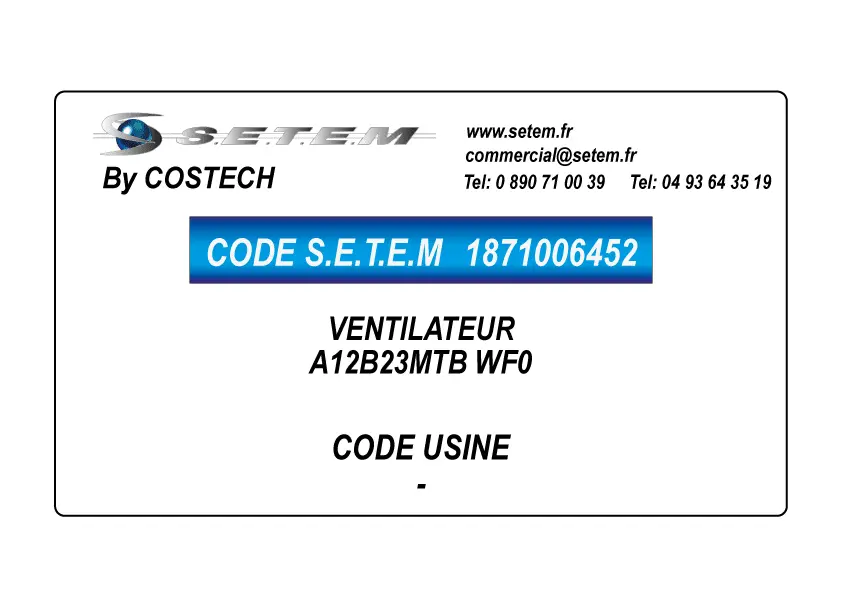 1871006452-VENTILATEUR COSTECH A12B23MTB WF0 2