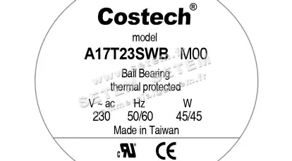1871009000-VENTILATEUR COSTECH A17T23SWBM00 3