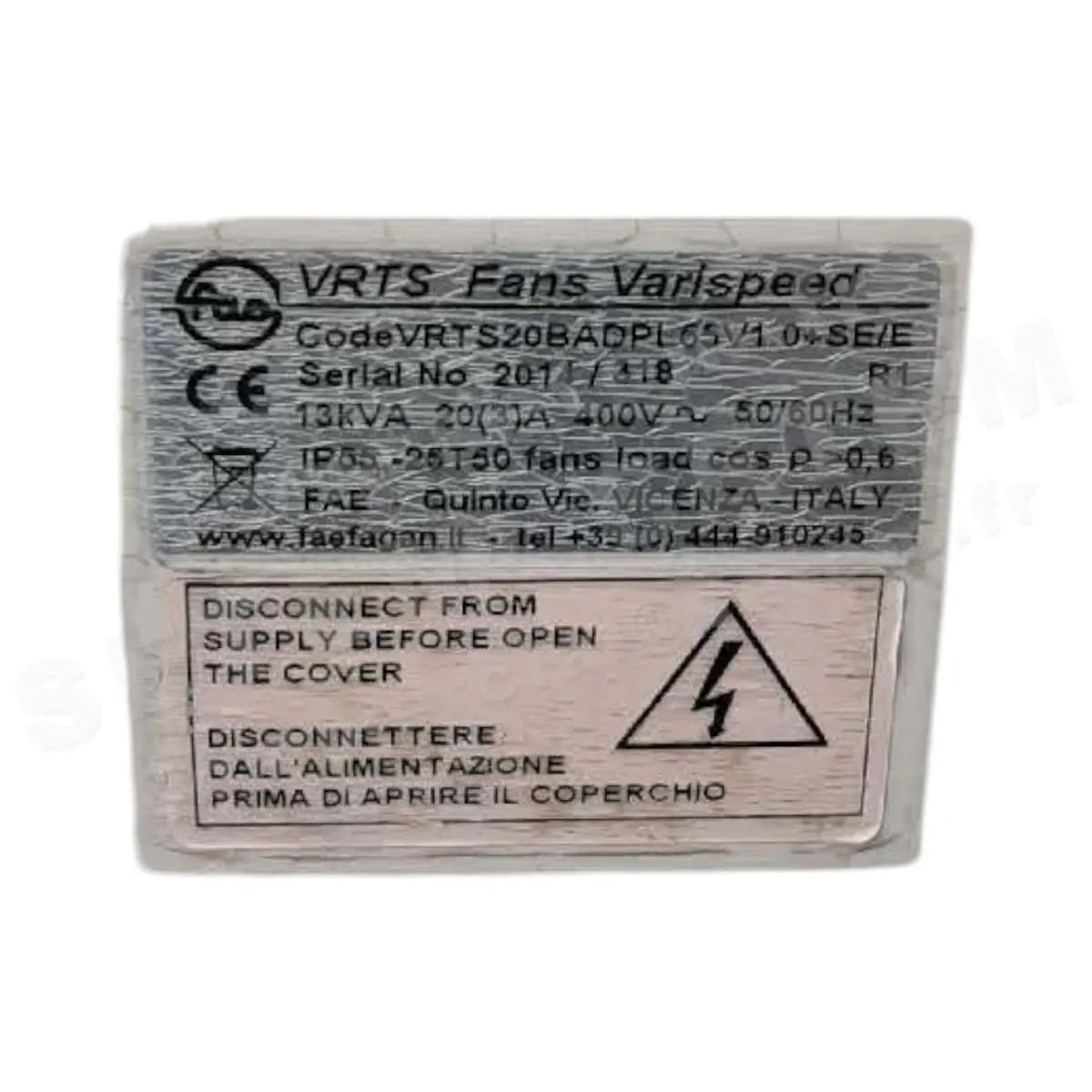 1897000005-VARIATEUR FAE VRTS20BADPL55V1.0+SE/E