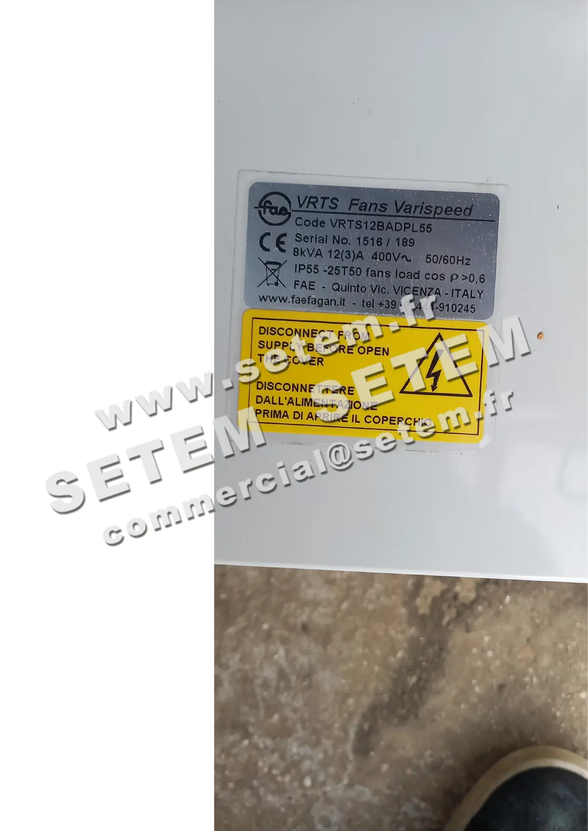 1897001000-VARIATEUR FAE VRTS12BADPL55 4