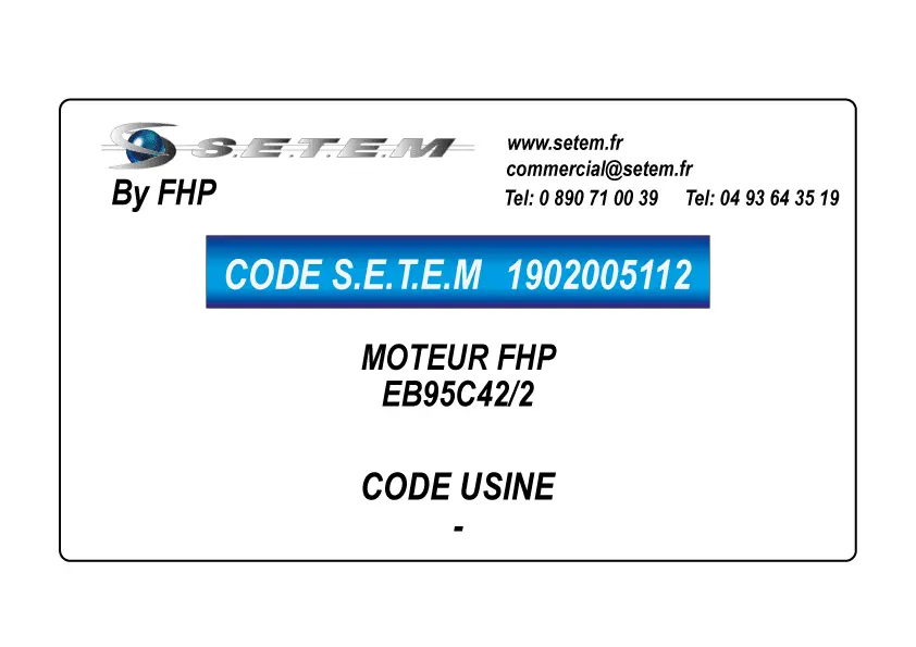 1902005112-MOTEUR FHP EB95C42/2