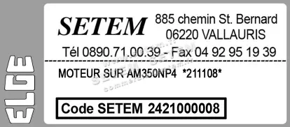 2421000008-MOTEUR ATLANTIC SUR AM350NP4 *211108* 3