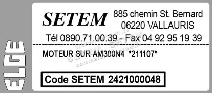 2421000048-MOTEUR ATLANTIC MK25 "211107" *18790* 3