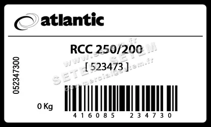 2421000257-REDUCTION CONIQUE GALVA D250X200MM ATLANTIC 3