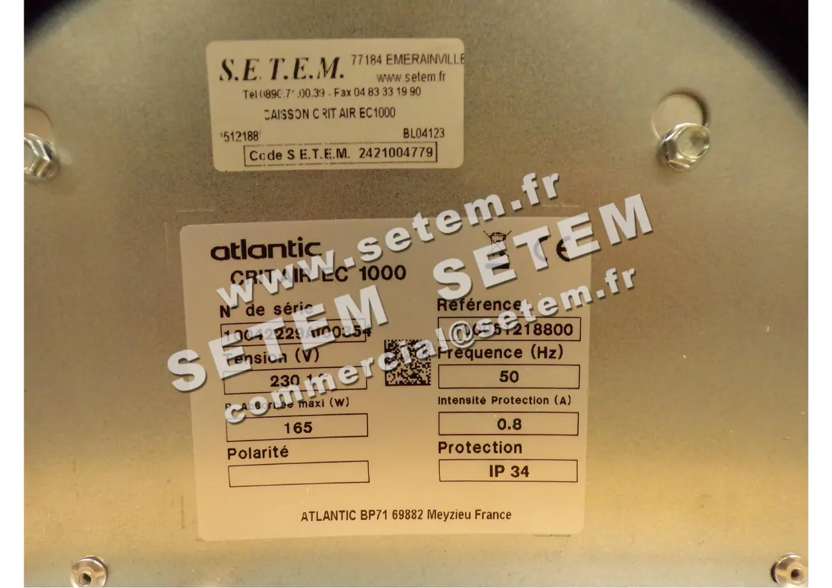 2421004779-CAISSON ATLANTIC CRITAIR EC1000 *512188* 4