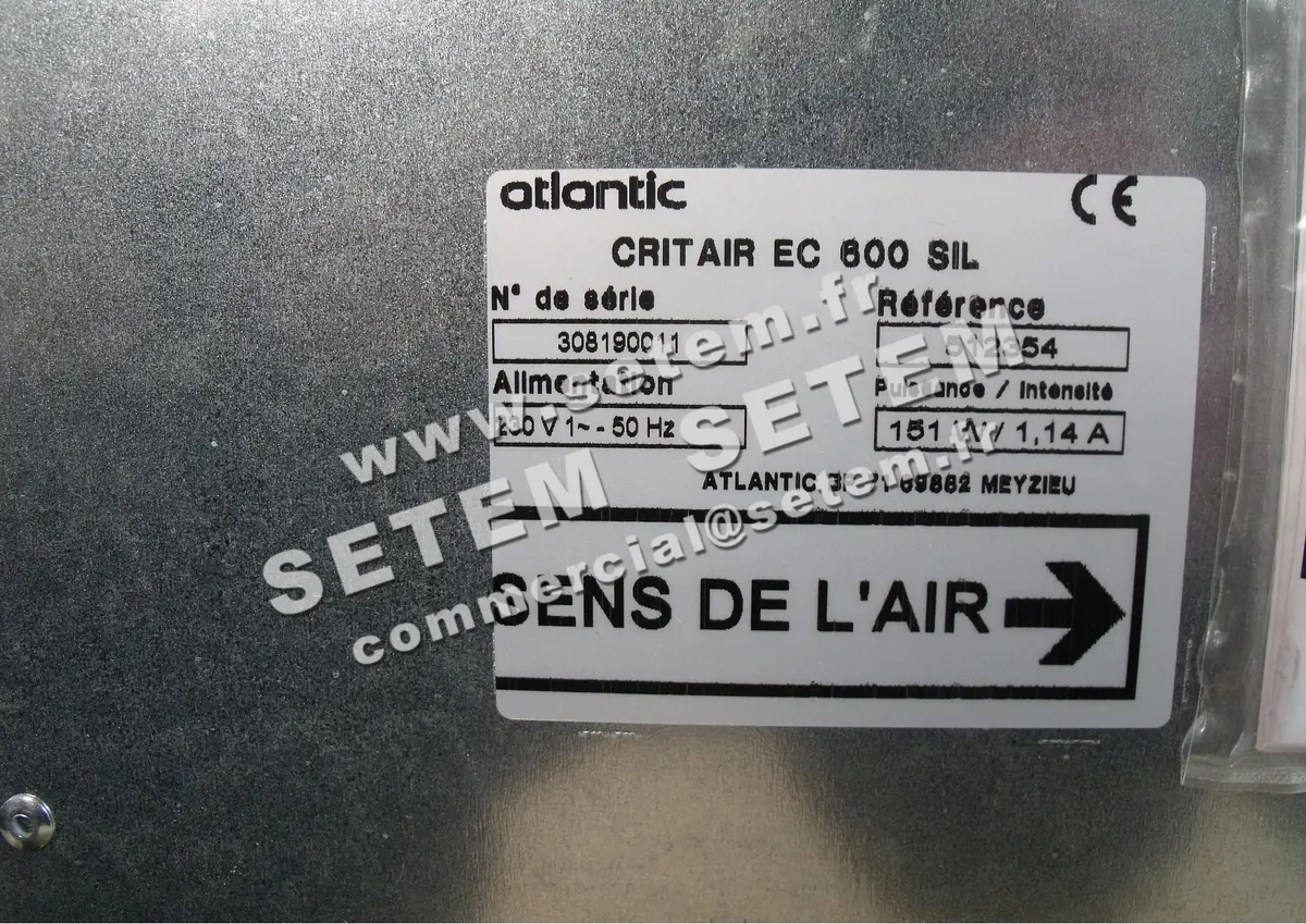 2421005882-CAISSON ATLANTIC CRITAIR EC600SIL 2