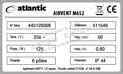 2421008320-CAISSON ATLANTIC AIRVENT M652 3