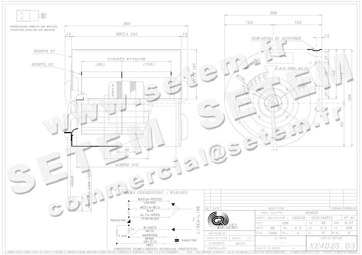 2427500216-VENTILATEUR GR XE402503 2