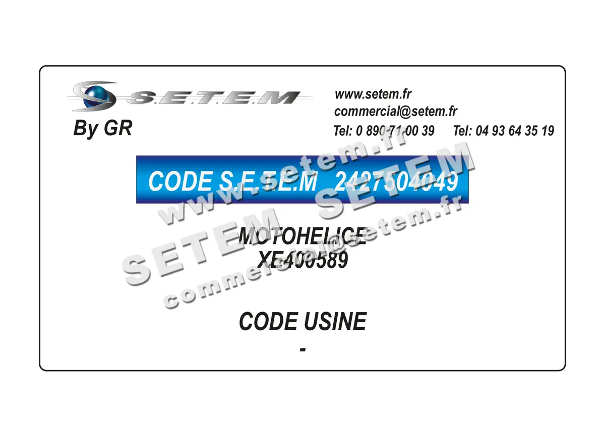 2427504049-MOTOHELICE GR XE400589 2