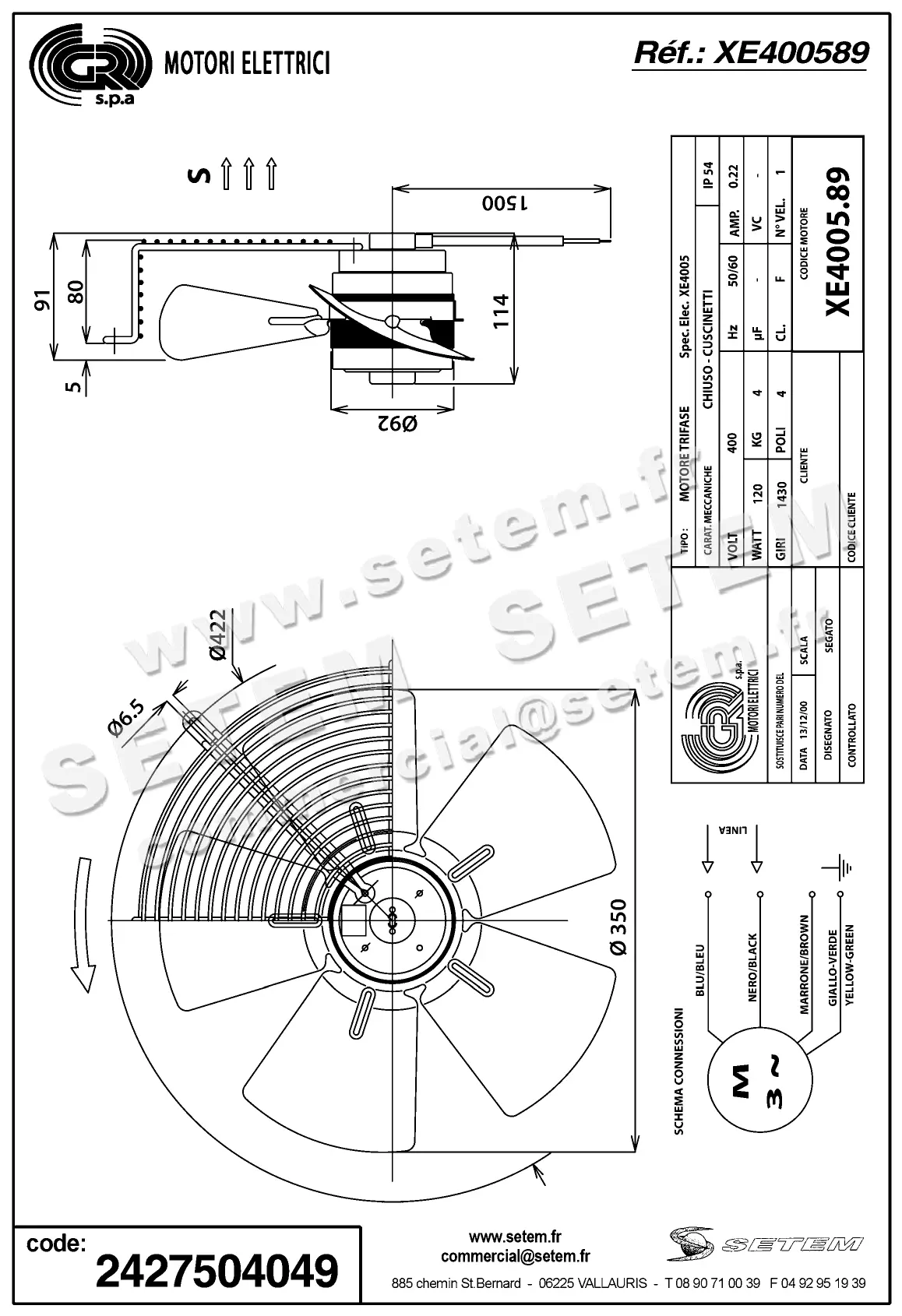 2427504049-MOTOHELICE GR XE400589