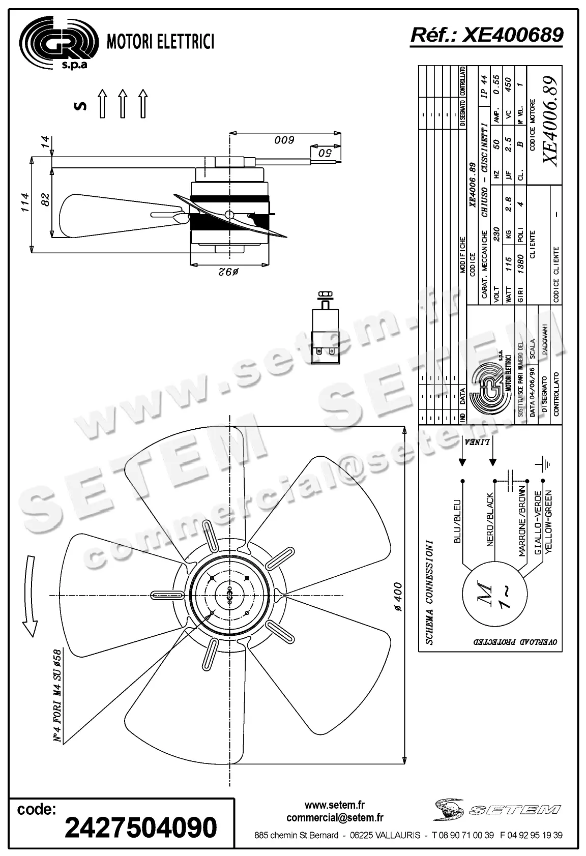 2427504090-MOTOHELICE GR XE400689 4