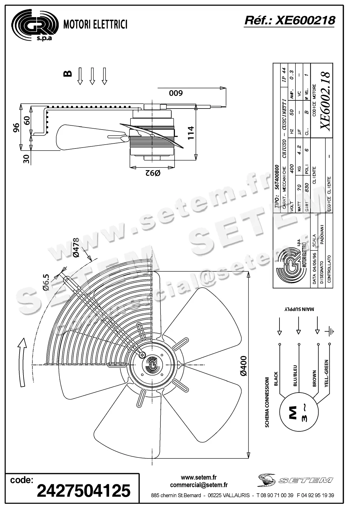 2427504125-VENTILATEUR GR S6T400B00 2