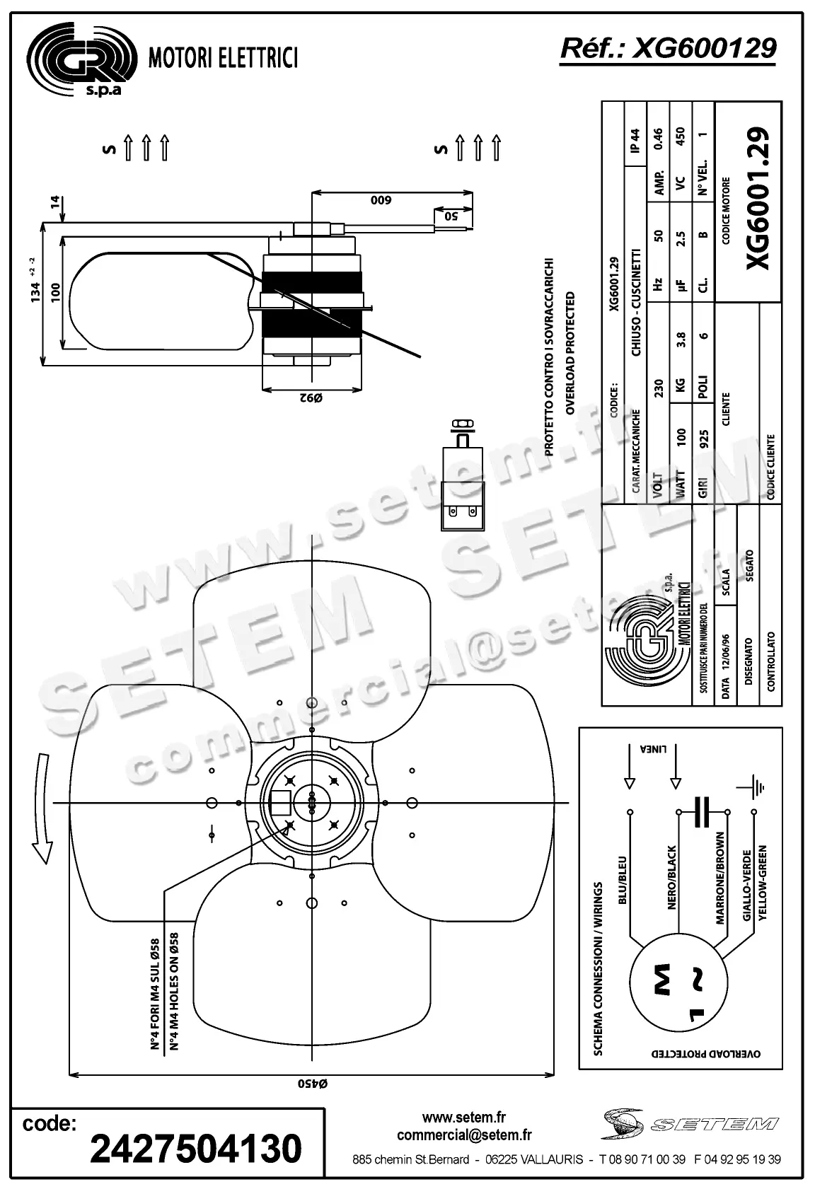 2427504130-MOTOHELICE GR XG600129 2