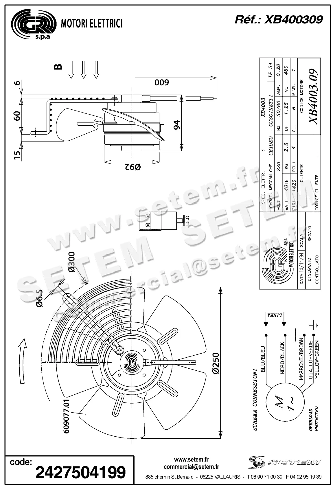 2427504199-MOTOHELICE GR XB400309 2