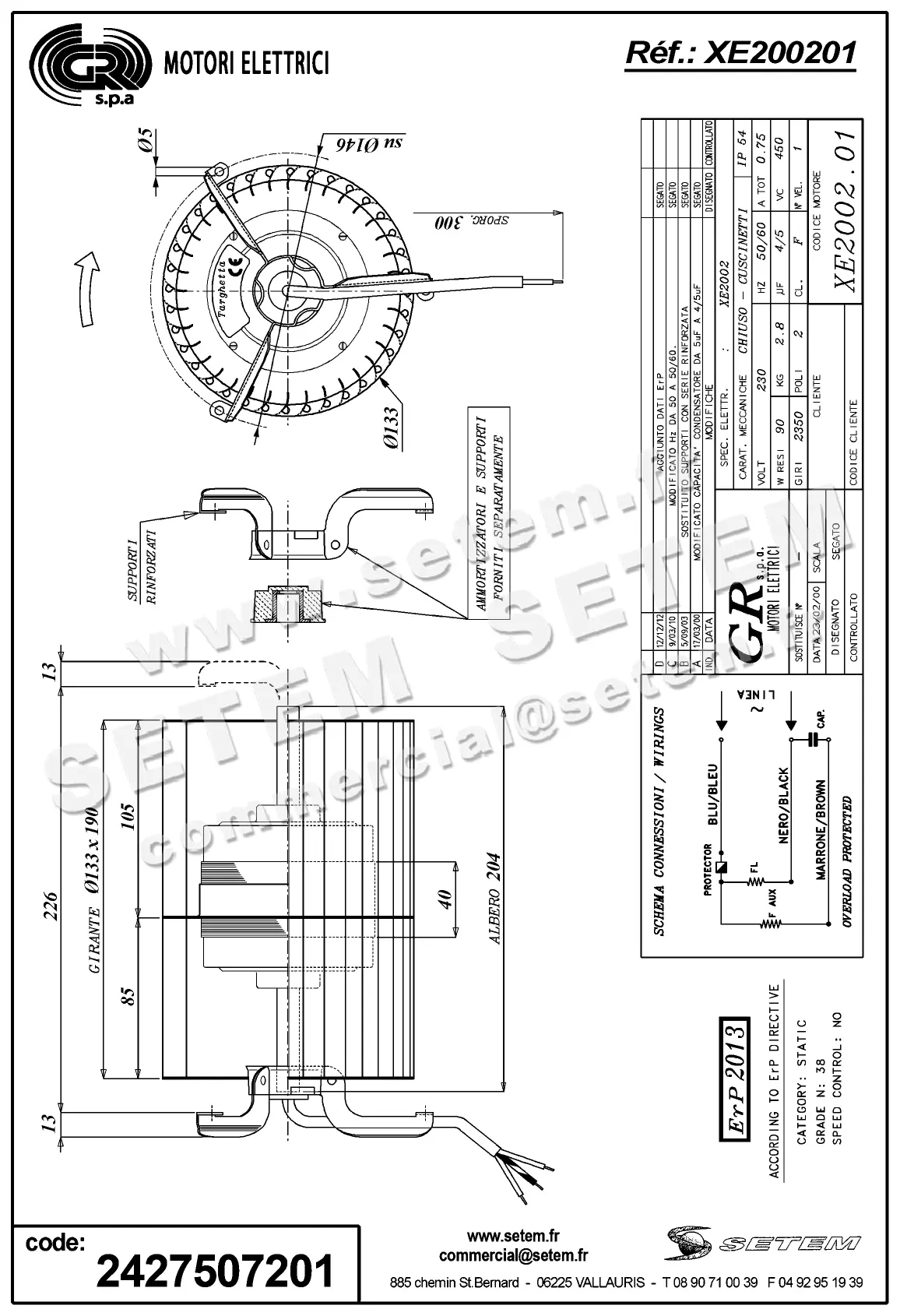 2427507201-MOTOTURBINE GR XE200201 2