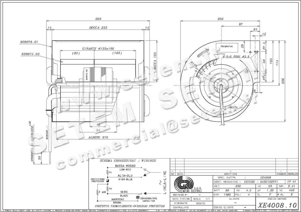 2427507609-MOTOTURBINE GR 4M133X190.2V *XE400810*