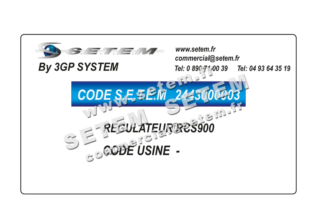 2443000003-REGULATEUR 3GP RCS900 2