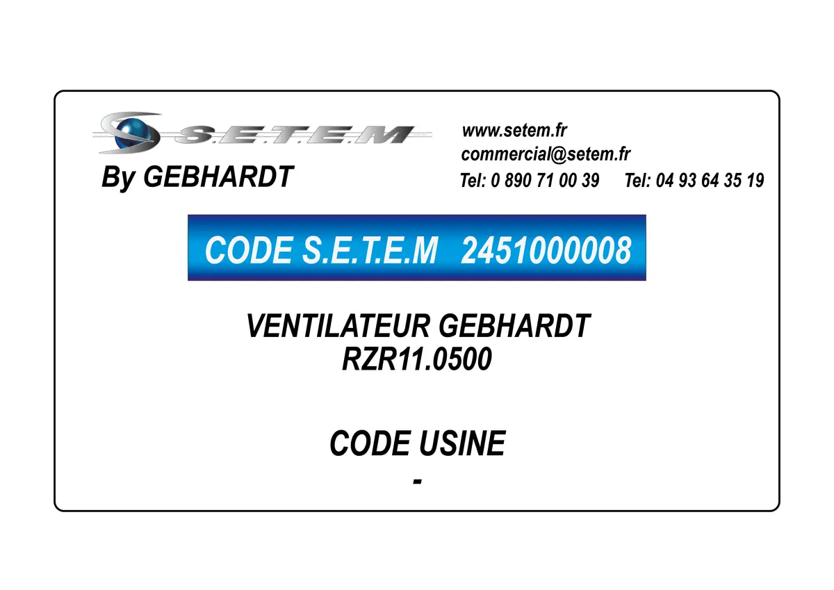 2451000008-VENTILATEUR GEBHARDT RZR11.0500