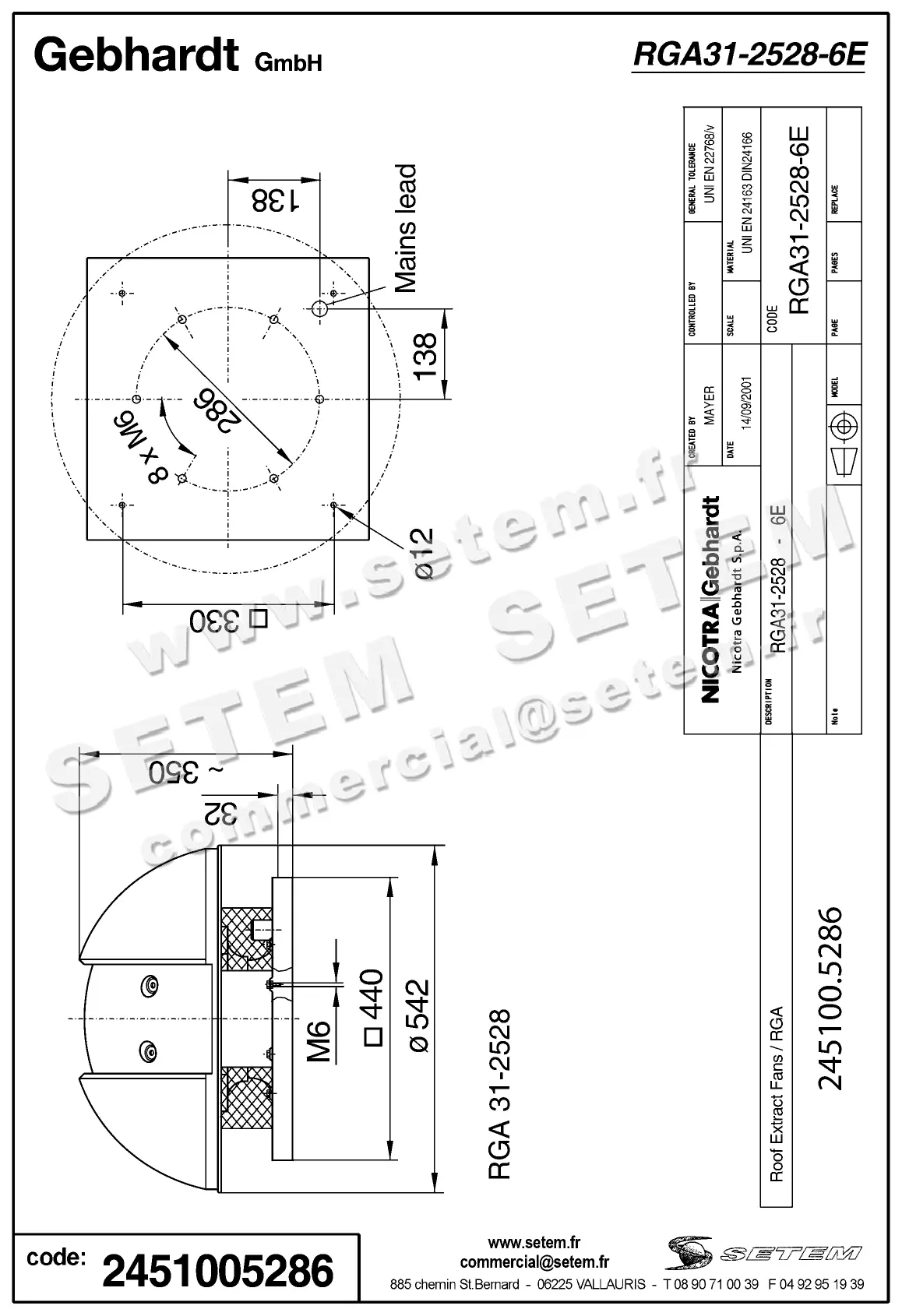 2451005286-TOURELLE GEBHARDT RGA31.2528.6ER AVEC INTERRUPTEUR DE SECURITE 2