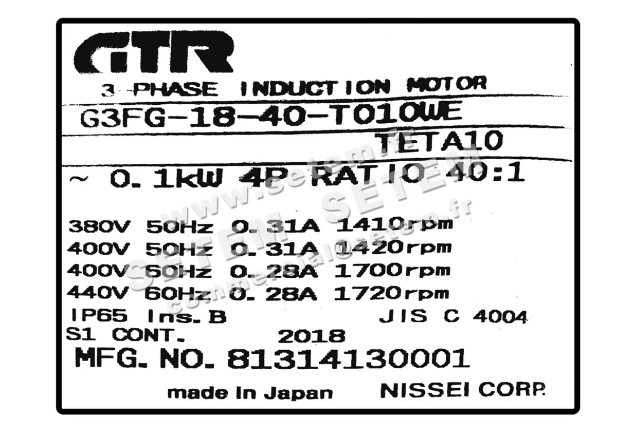2463502353-MOTOREDUCTEUR NISSEI GTR G3FG-18-40-T010WE
