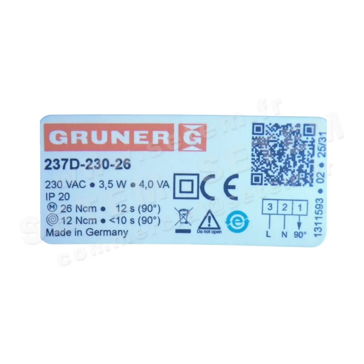 2466501003-SERVOMOTEUR GRUNER 237D-230-26 2