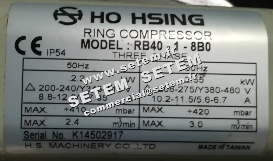 2720501000-SOUFFLANTE RB40.1.8B0 HOHSING