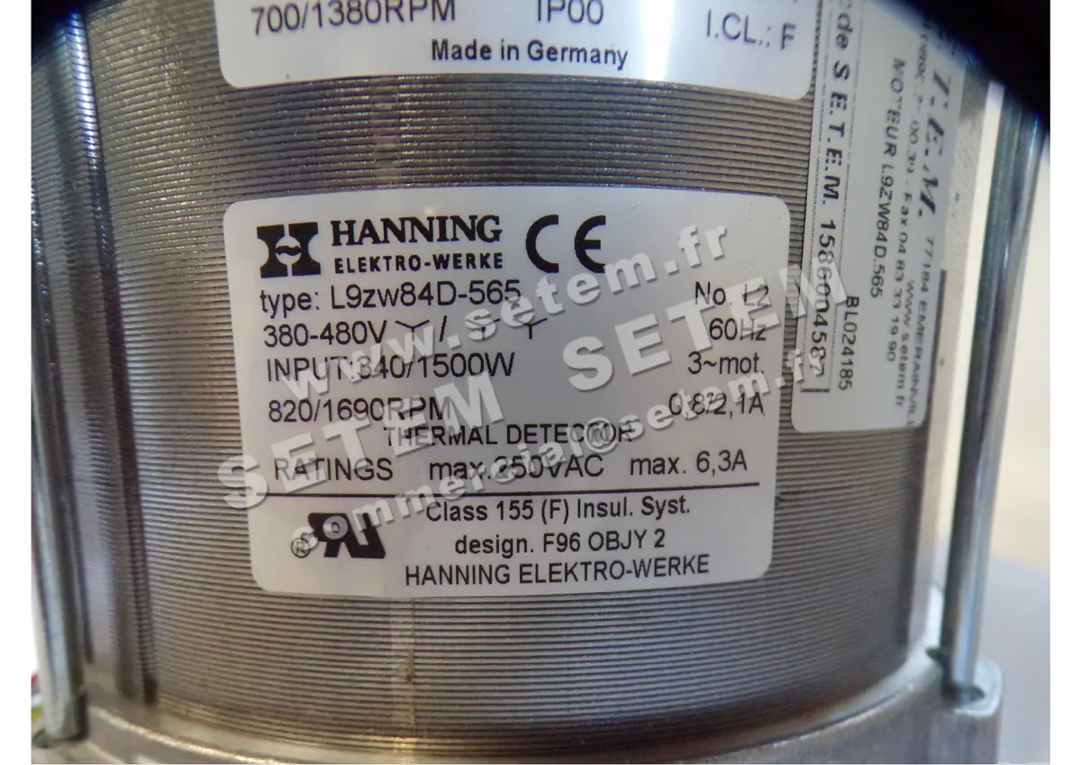 2729004587-MOTEUR HANNING L9ZW84D.565 3