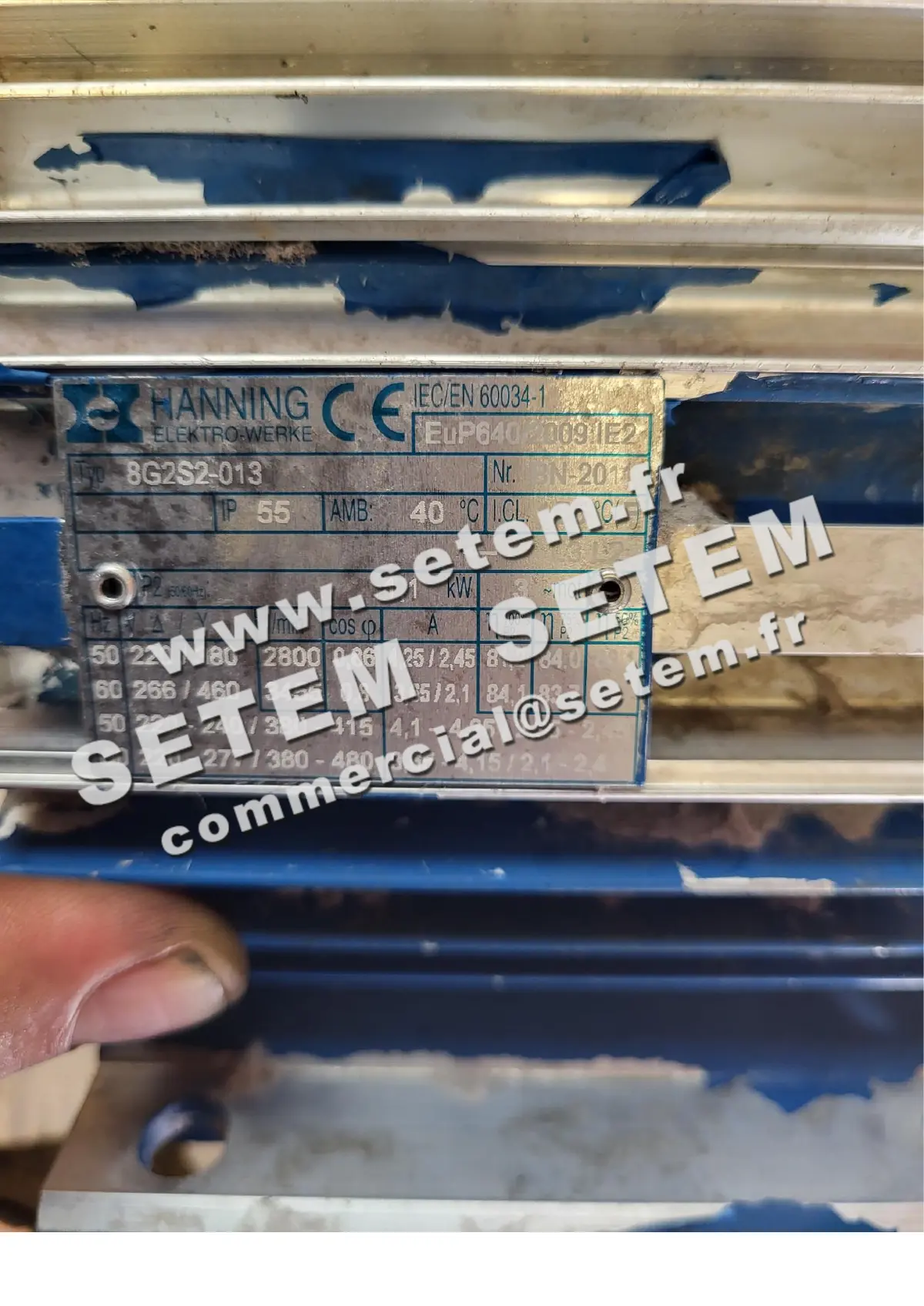 2729005013-MOTEUR HANNING 8G2S2-013